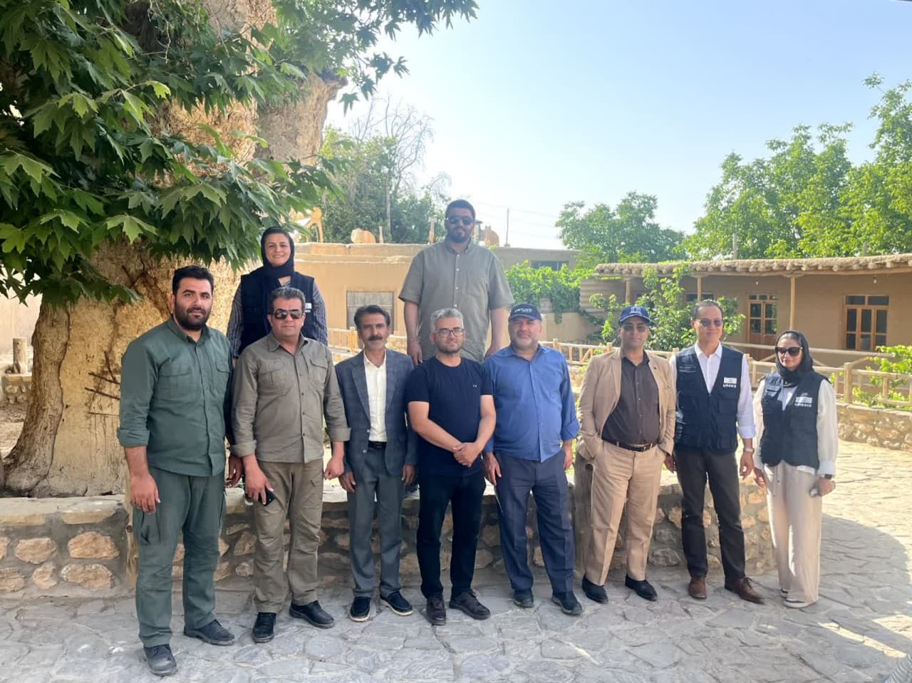 حضور نماینده محترم یونسکو در حوزه محیط زیست