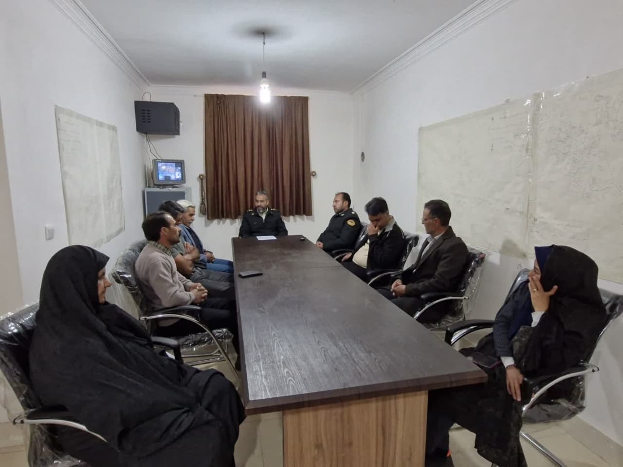 جلسه مشورتی جانشین فرمانده نیروی انتظامی بیارجمند